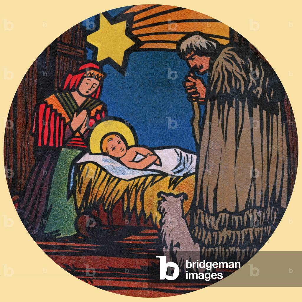 La Nativite, (engraving, circa 1930)