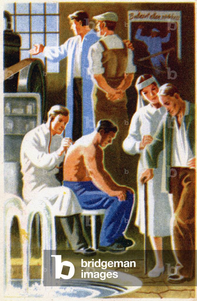 Occupational health in Hungary, c.1950 (illustration)