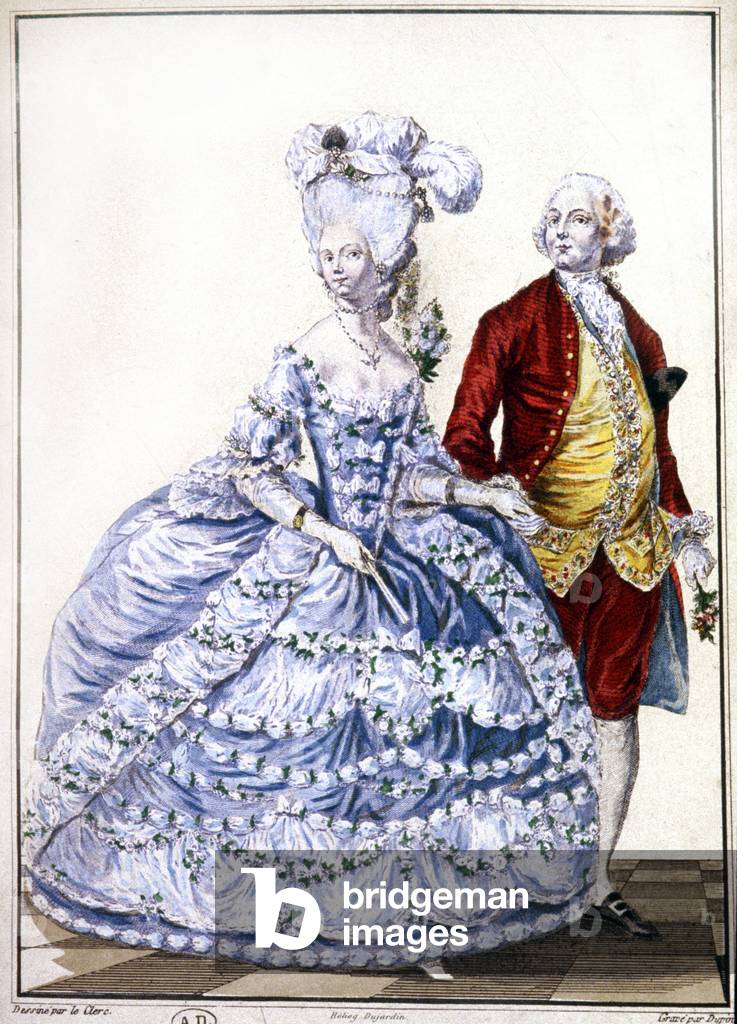 Newly weds, c. 1780 (engraving)