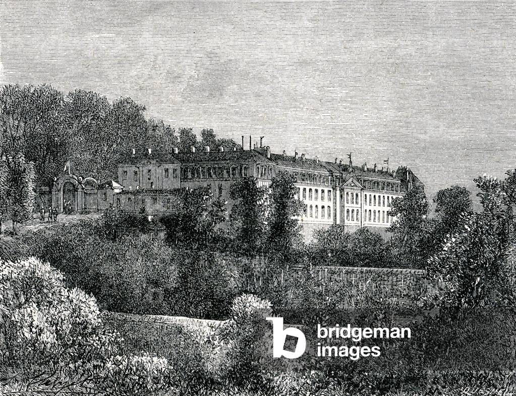 The Sevres factory, c.1880 (engraving)