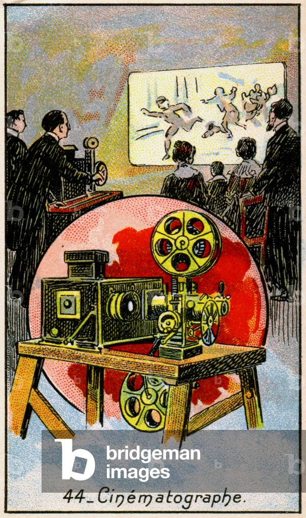 Science. Movie projector. Imagery in: The wonder of Electricity, France, c.1910.