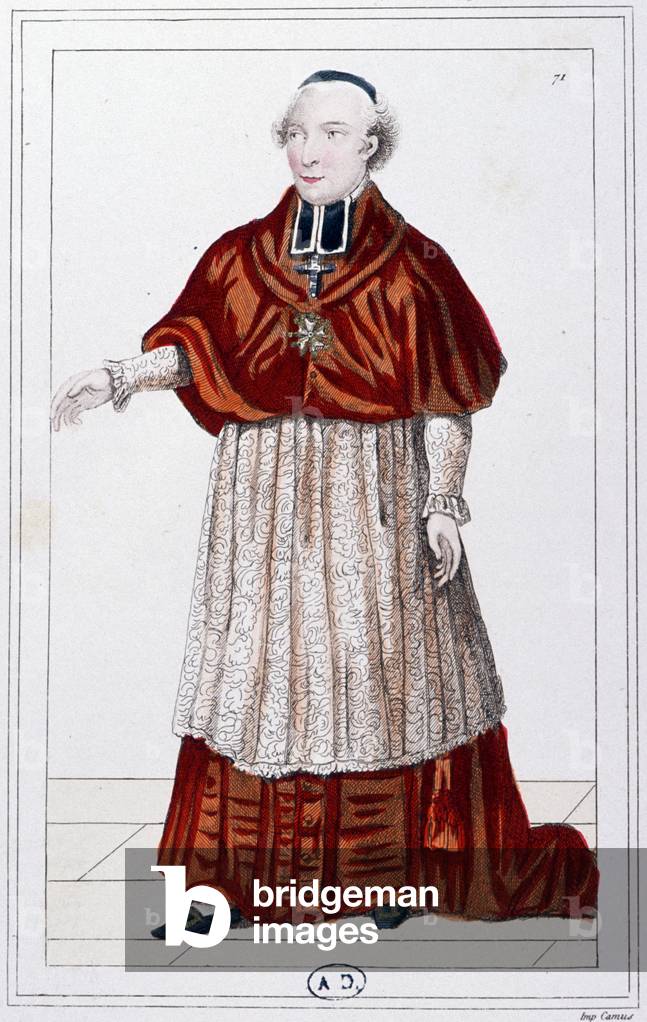 Cardinal Joseph Fesch, 19th century (engraving)