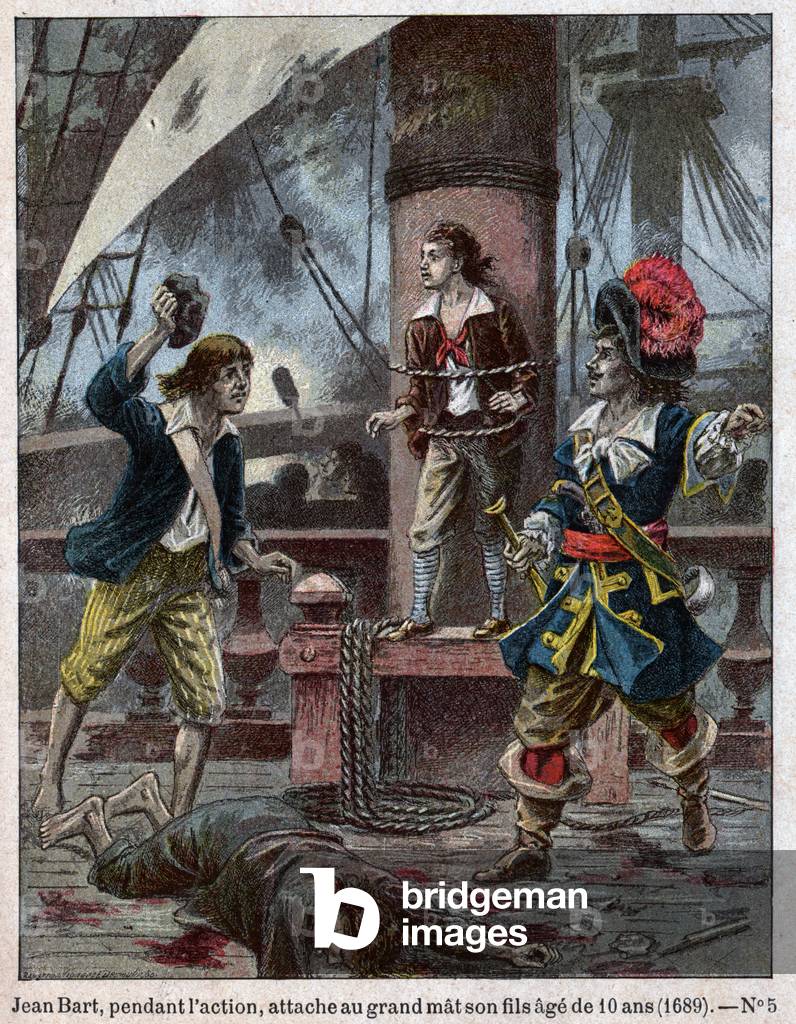 Jean Bart, french privateer, c.1900 (print)
