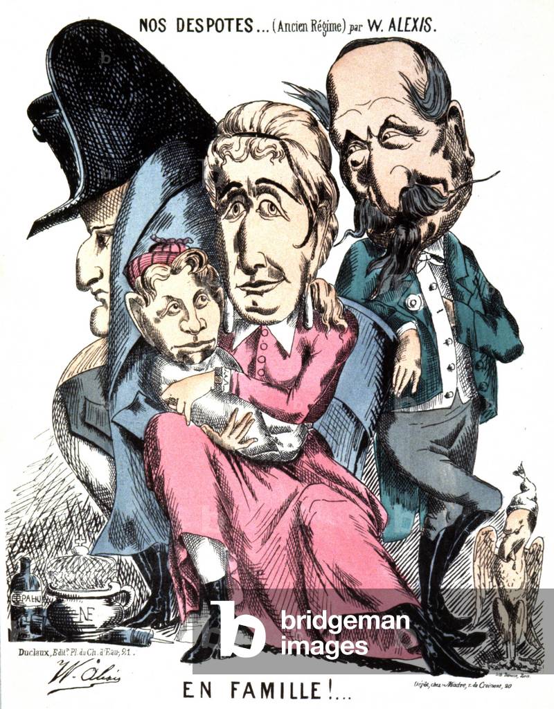 Our despots (the Bonaparte family), c.1870 (engraving)