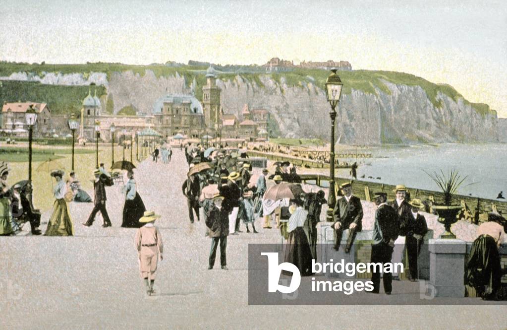 Boulevard Maritime in Dieppe, c.1910 (postcard)