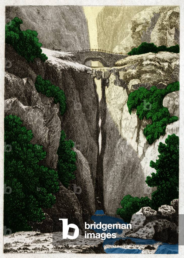 Icononzo, Colombia. (engraving, ca. 1840)