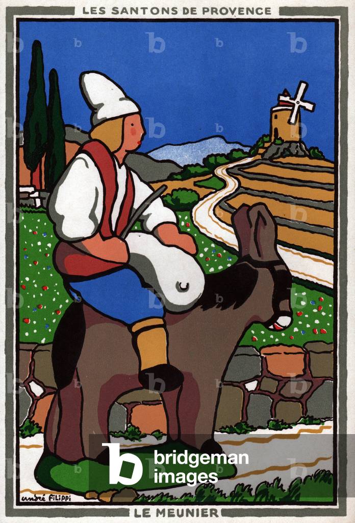 Santons de Provence, circa 1930 (illustration)