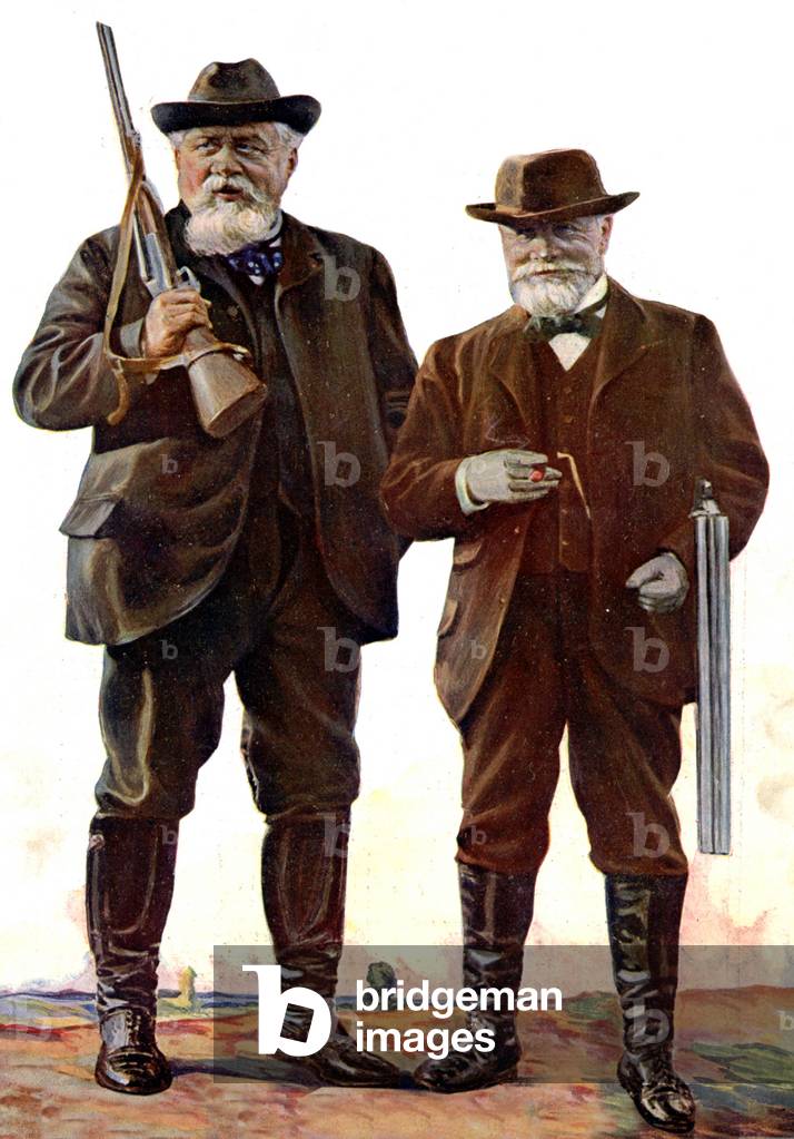 Armand Fallieres and Emile Loubet,1909 (illustration)
