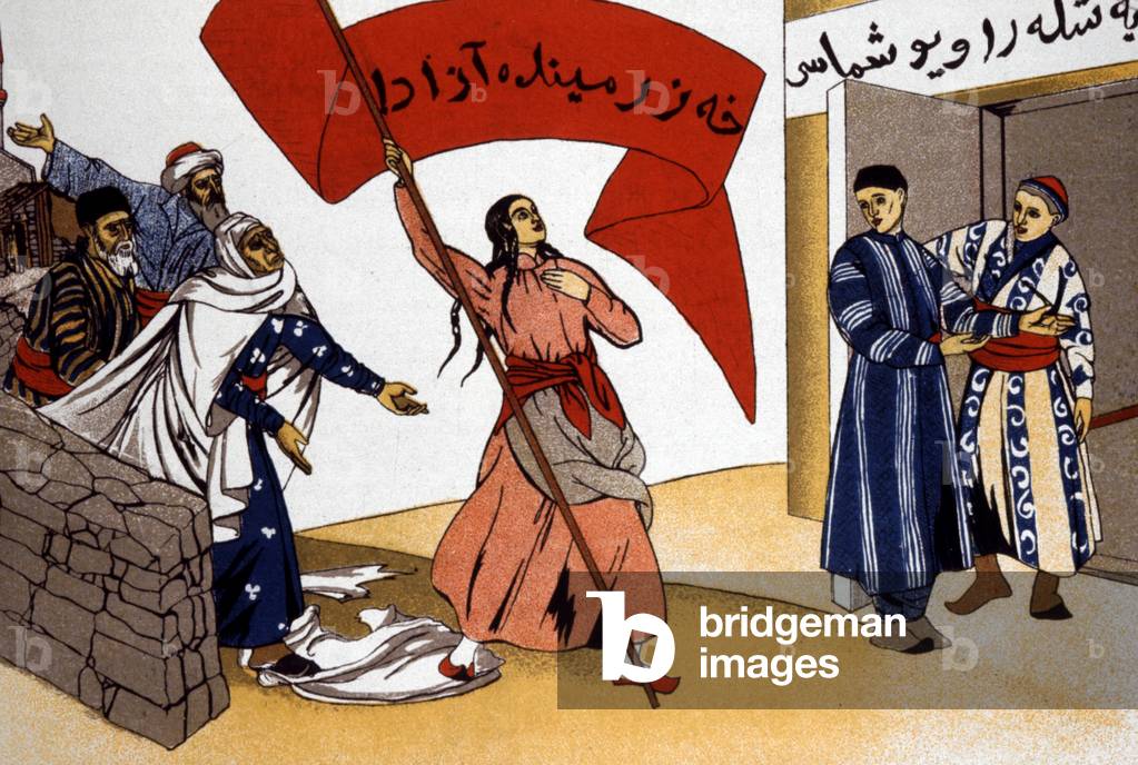 Soviet revolution for the muslim people of the russian empire, c. 1917 (poster)