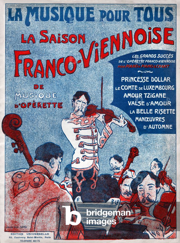 String orchestra. (engraving, ca. 1910)