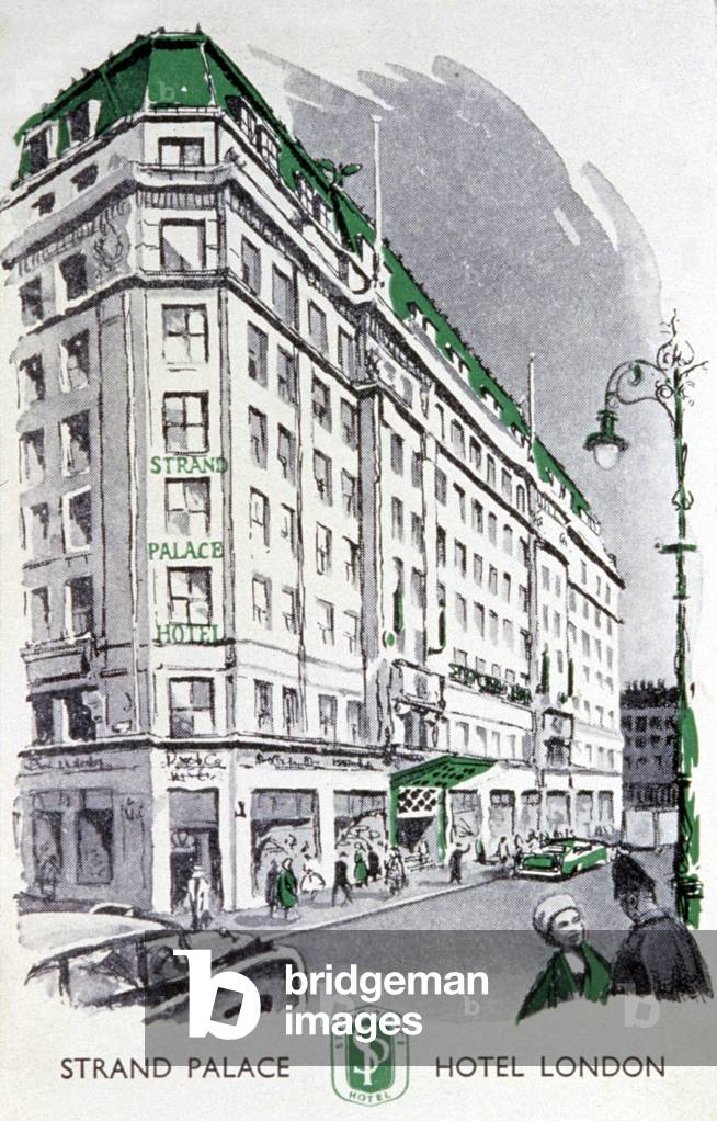 Strand Palace Hotel, London, c.1940 (illustration)