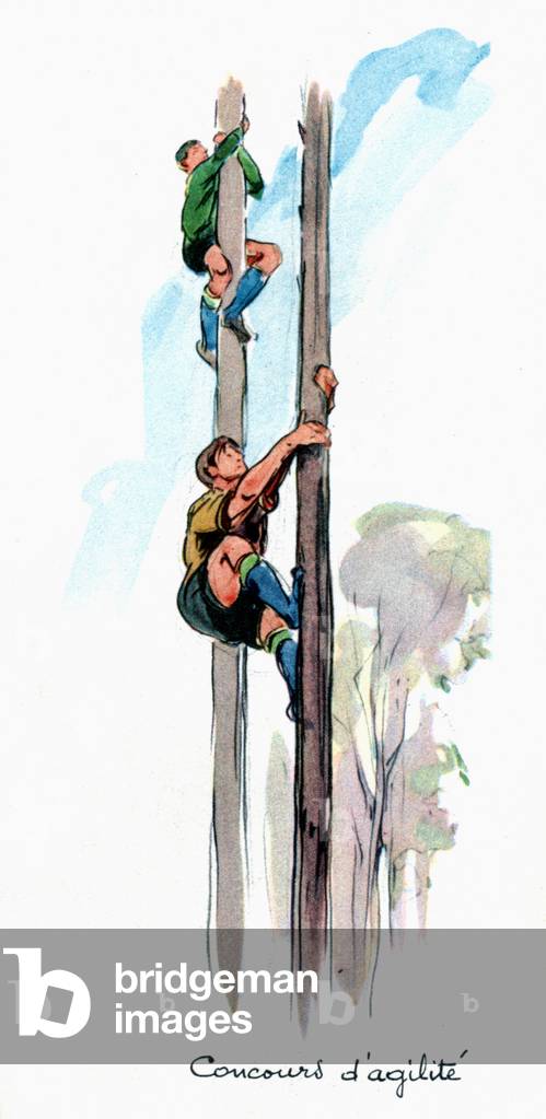 French boy scout, 1934 (print)