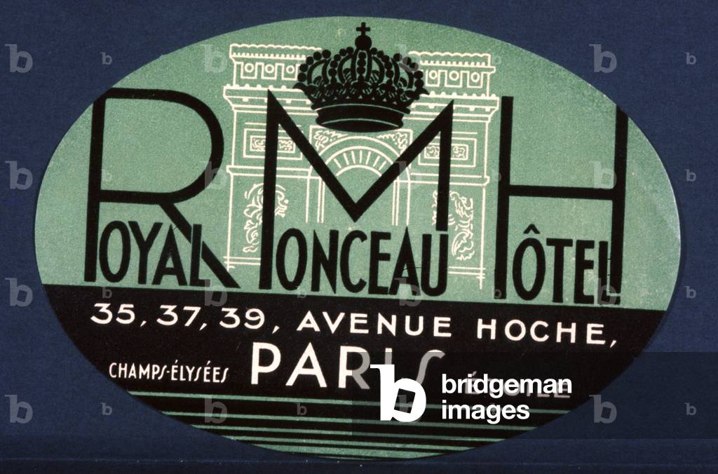 Royal Monceau Hotel c.1950 (print)