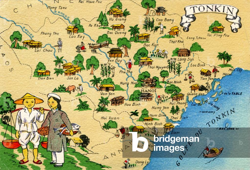 Tonkin,  c.1950 (ilustration)