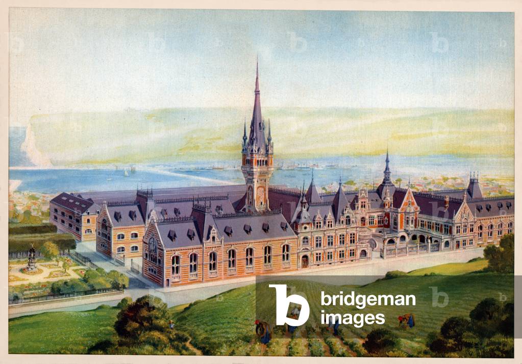 Palais Benedictine. c.1930 (engraving)