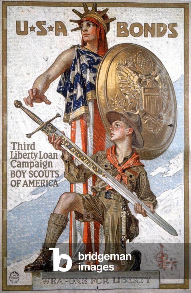 USA War loan, s.1917-1918 (poster)