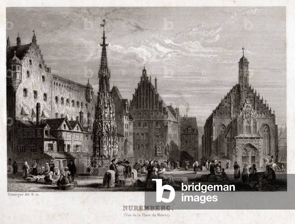Nuremberg. (engraving, ca. 1830)