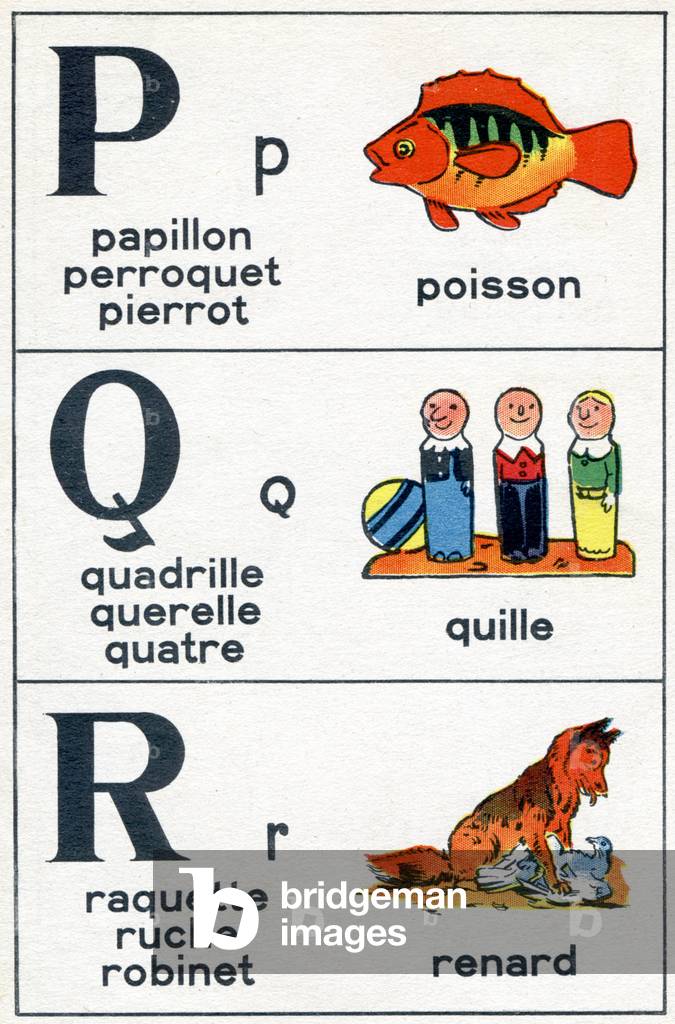 Alphabet, c.1910-1920 (illustration)