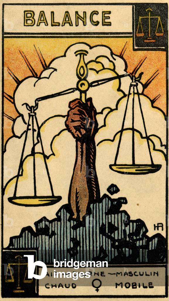 Libra (the scales), 1927 (print)