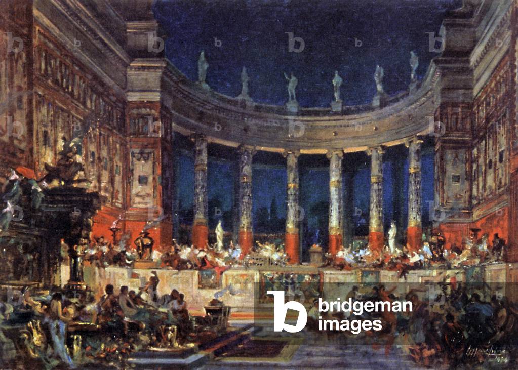 Feast at Nero, 1935 (illustration)