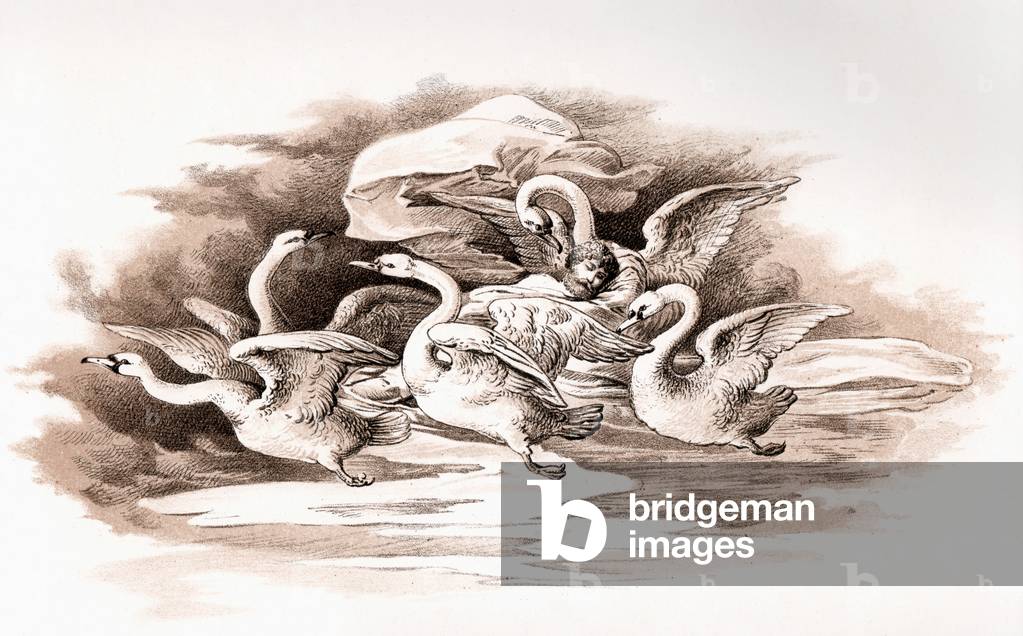 Huldbrand's dream, c1900 (illustration)