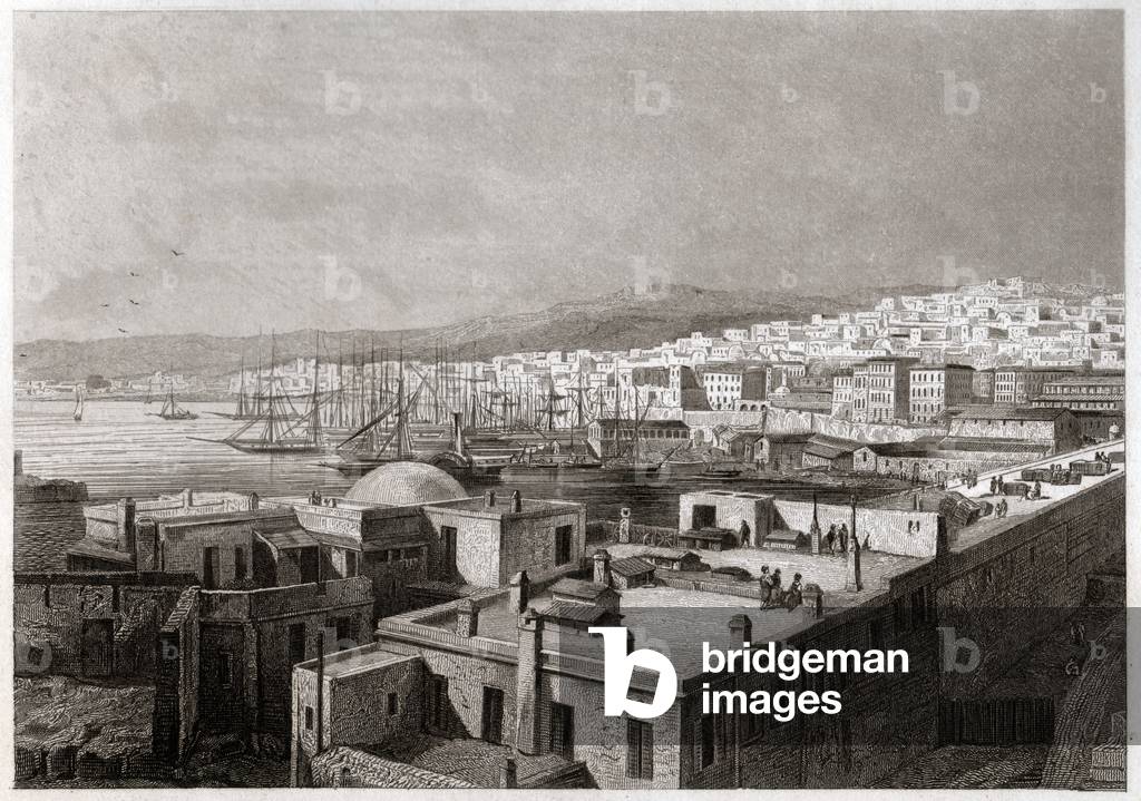 View of Algiers. (engraving, ca. 1850)