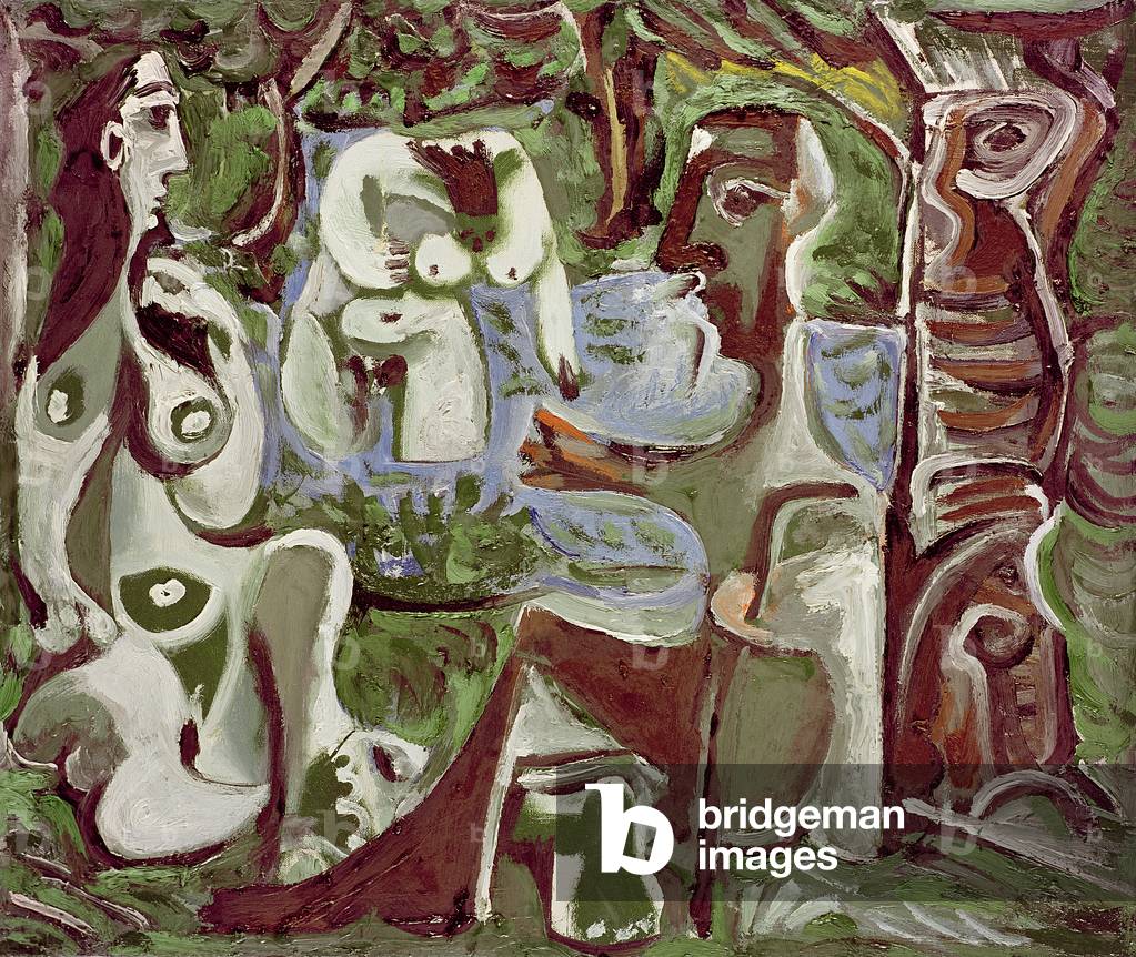 Les Dejeuners II, 10 août 1961 (huile sur toile)