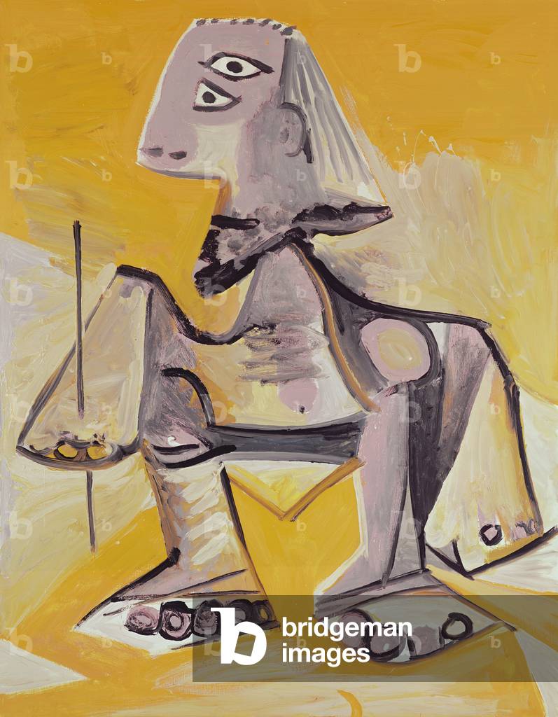 Pittore I, 16 Agosto 1971 (olio su tela)