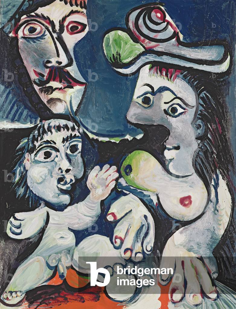 Die Familie, 30. September 1970 (öl auf leinwand)