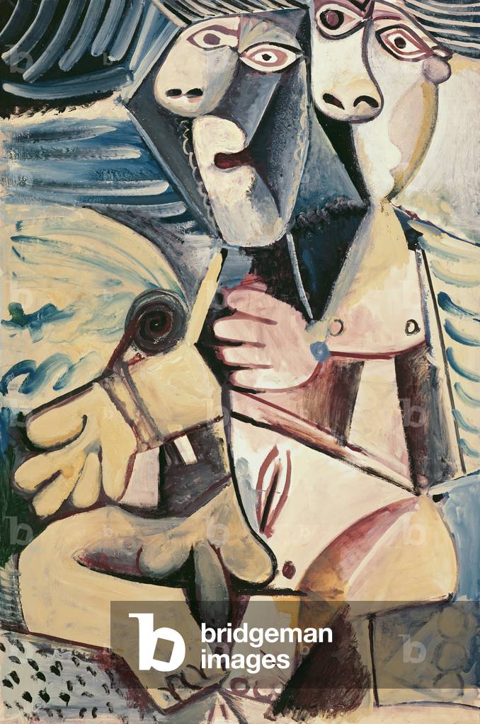 Coppia II, 19 Luglio 1971 (olio su tela)