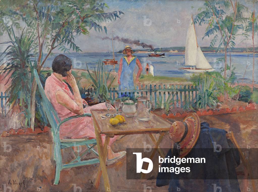 Beautiful Summer Day, 1930 (oil on canvas)