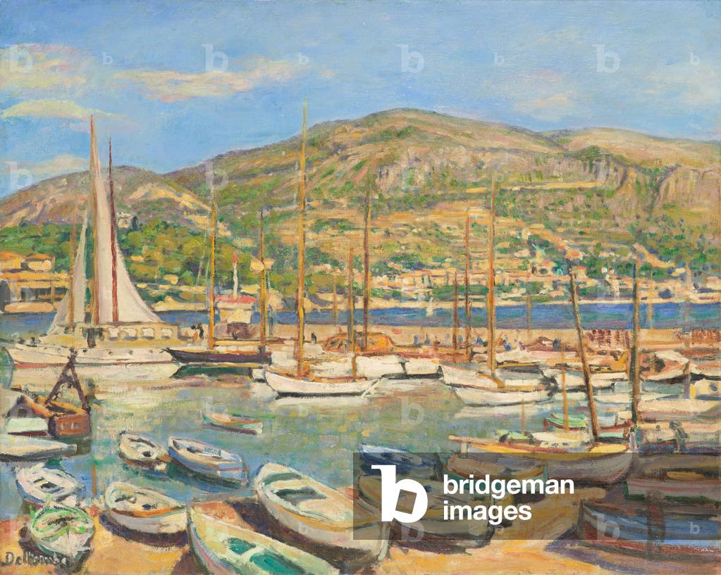Harbour of Saint-Jean-Cap-Ferrat, 1955 (oil on canvas)