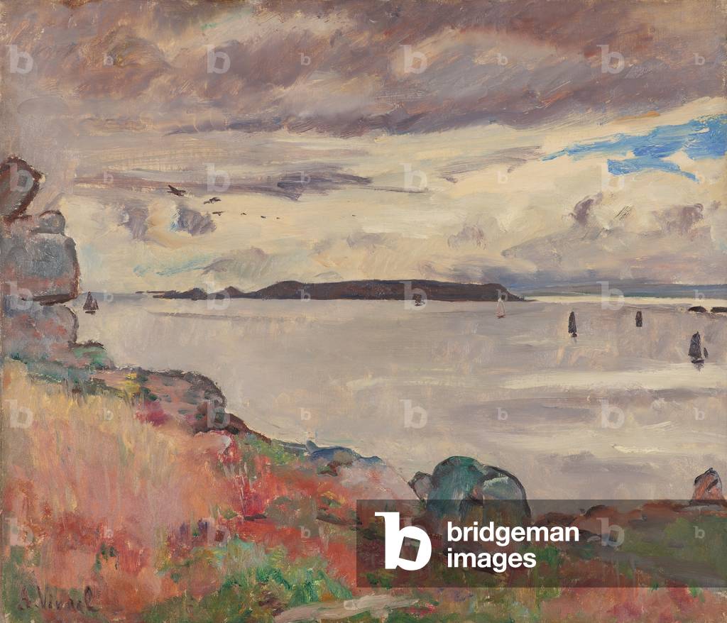 Sky Effect (Côtes d'Armor), 1934 (oil on canvas)