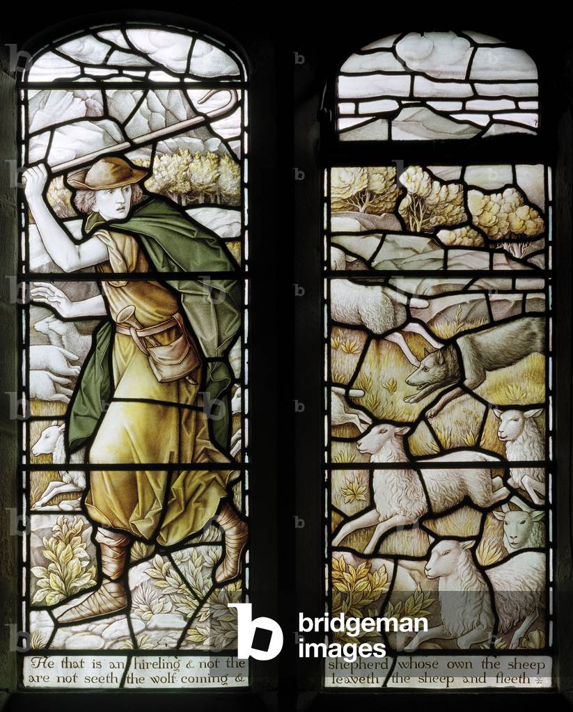 Over Wyresdale, Christ Church, Shrigley & Hunt (1873-1982), Carl Almquist, The Shepherds Church, Shepherding, Sheep, 18