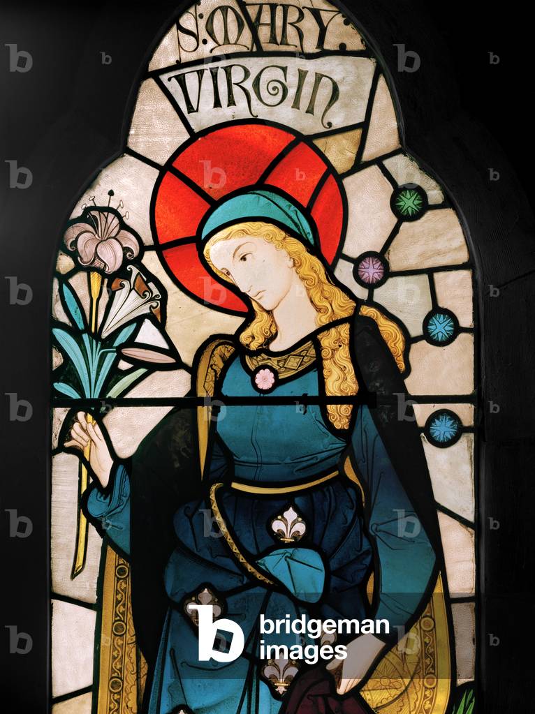 The Virgin Mary, 1864 (stained glass)