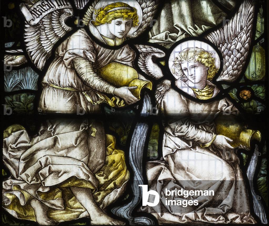 Angels, 1882 (stained glass)