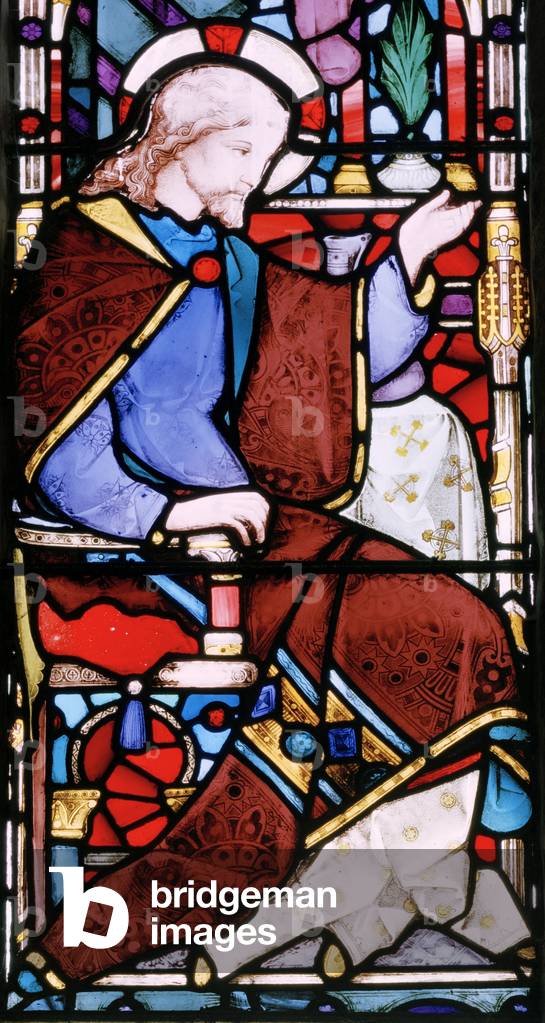 Christ Preaching, c.1866 (stained glass)