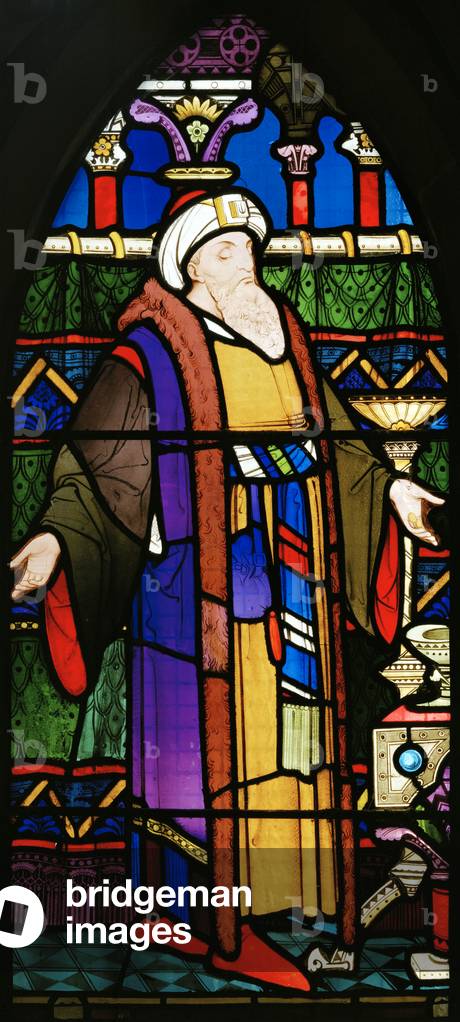 The Arrogant Man, 1864 (stained glass)