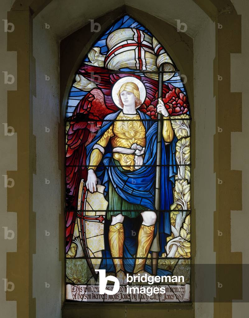 Betws Bledrws, St Bledrws, Shrigley & Hunt (1873-1982), Carl Almquist, St Michael, 1887