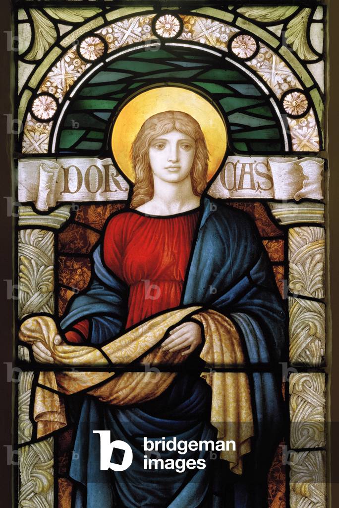 Dorcas, 1887 (stained glass)
