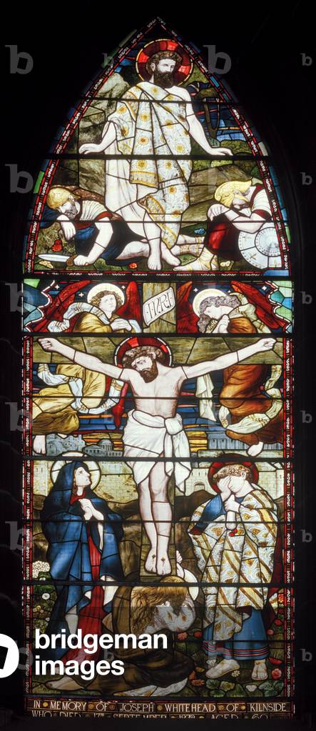 The Crucifixion, Paisley Abbey, Cottier & Co, 1874