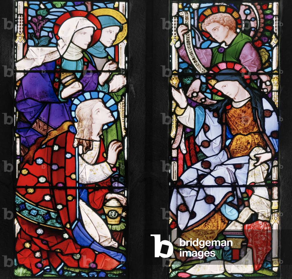 Woman of The Bible, c.1866 (stained glass)