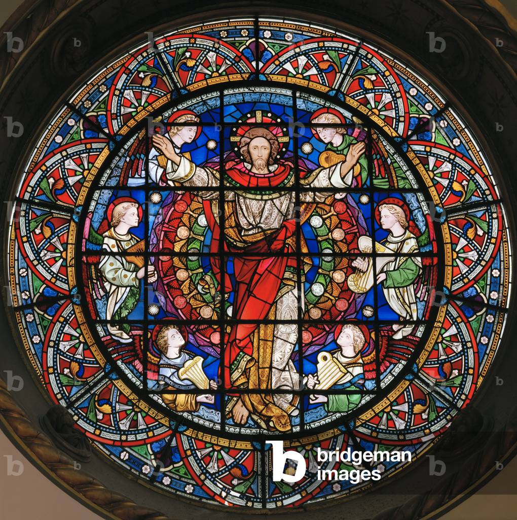 Christ In Majesty, 1859 (stained glass)