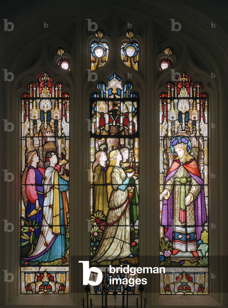 The Wise and Foolish Virgins, c.1868 (stained glass)