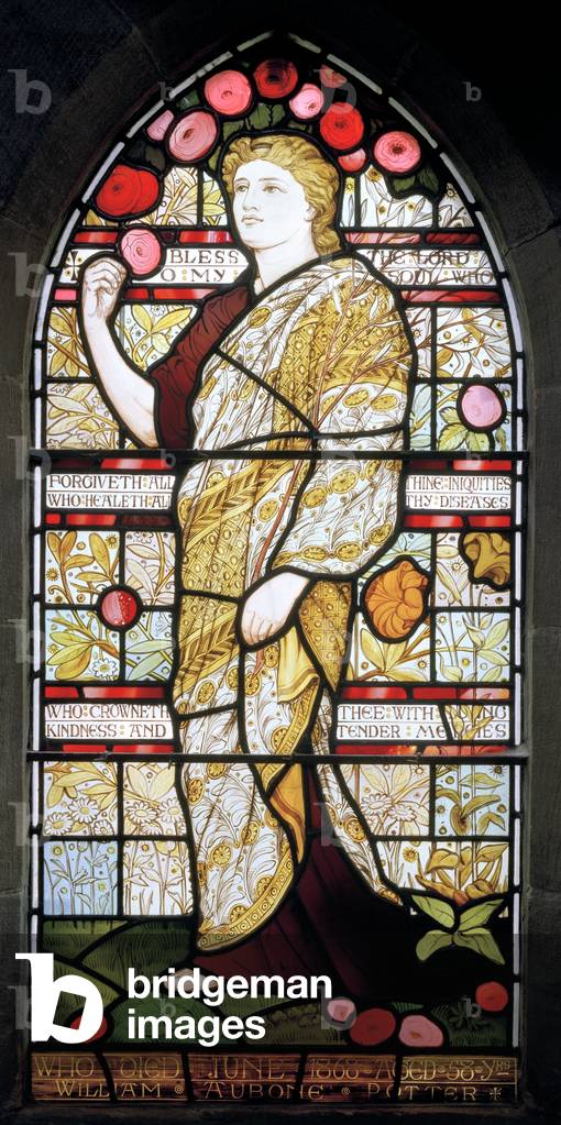 Psalm 103, 1870 (stained glass)