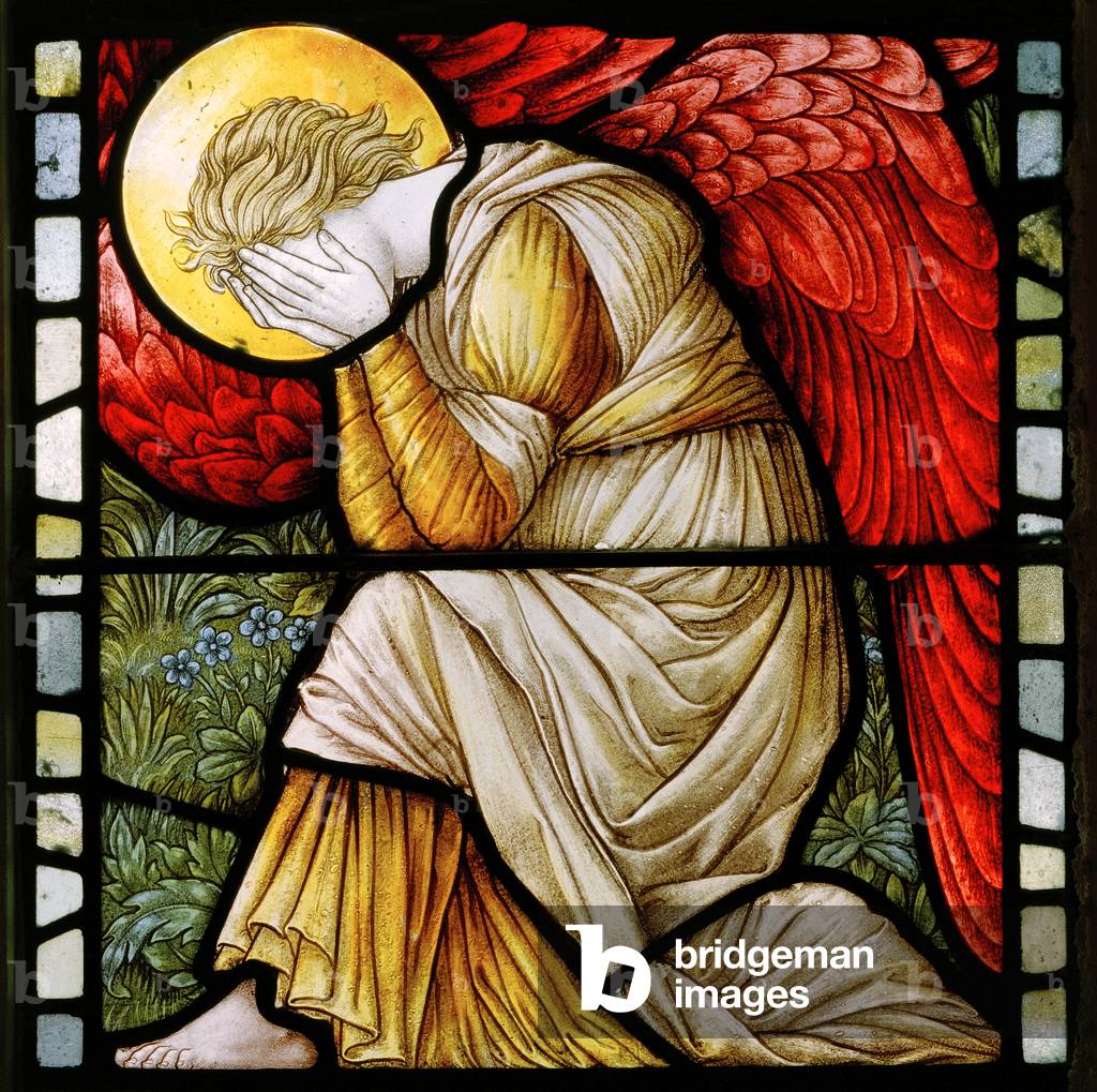 Betws Bledrws, St Bledrws, Shrigley & Hunt (1873-1982), Carl Almquist, Weeping Angel, 1886