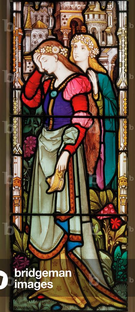 The Wise and Foolish Virgins, c.1868 (stained glass)