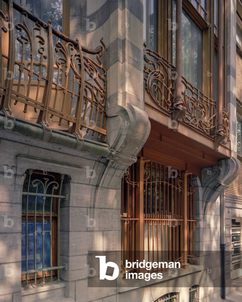 Avenue Louise external detail, Hotel Solvay, 224 Avenue Louise, Brussels, 1894-1903 (photo)