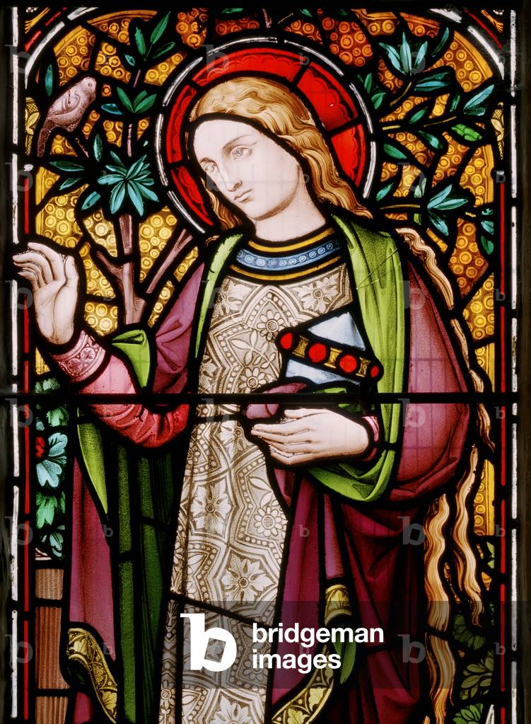 Edstaston, St Mary, Lavers & Barraud, John Millner Allen (1827-1902), Mary Magdalene, 1865