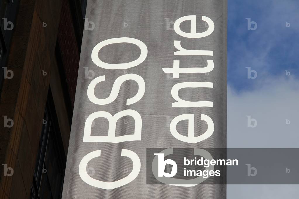 Sign for the CBSO Centre, Birmingham (photo)